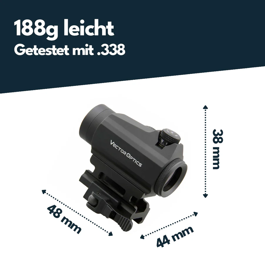 VectorOpticsVector Optics SCRD - 12II Maverick - II 1x22 GenII - Black Raptor
