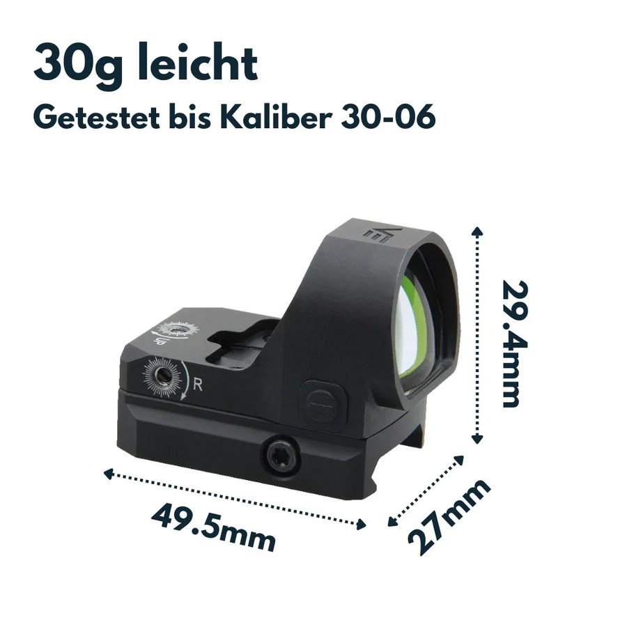 VectorOpticsVector Optics SCRD - M36 Frenzy - X FLEX 1x22x26 MOS Multi Reticle - Black Raptor