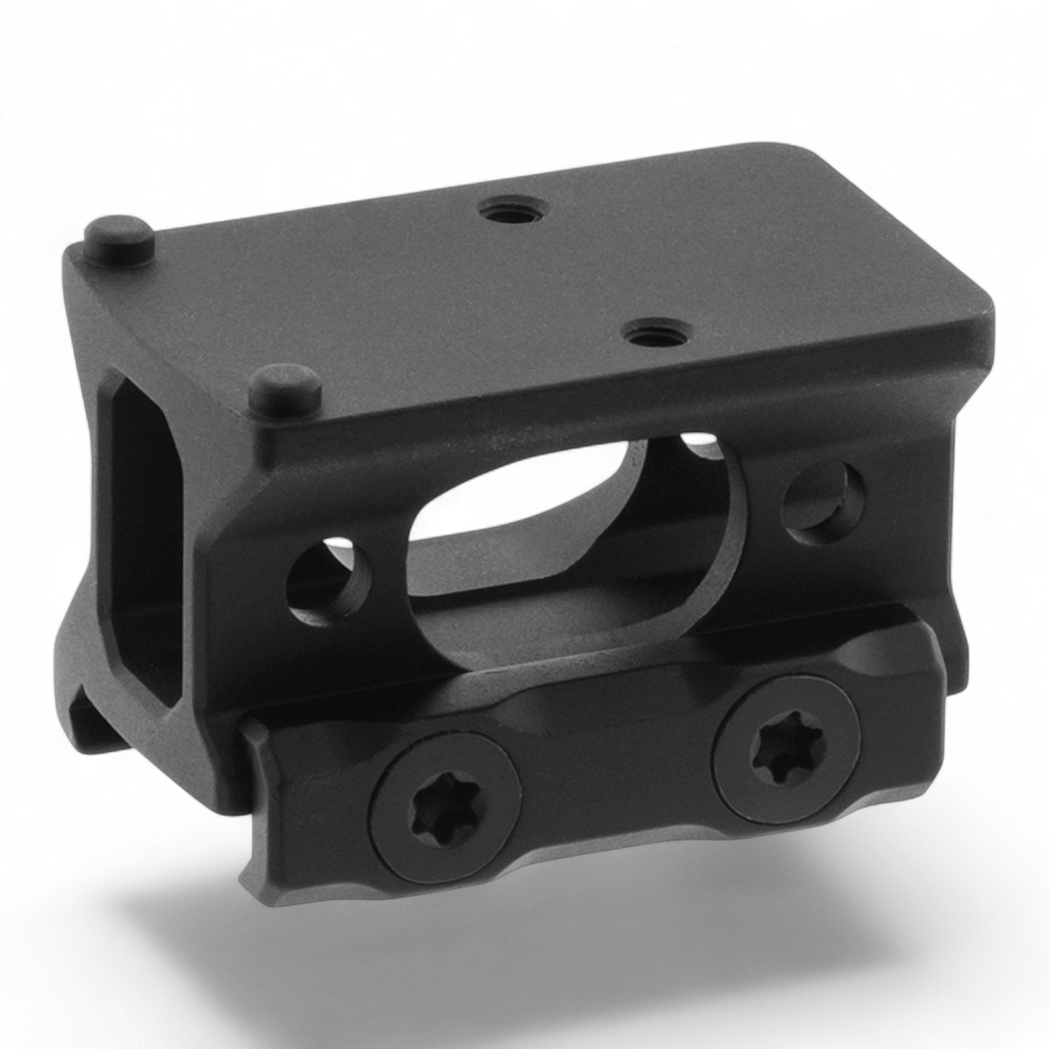 Schwarze UTG RMR Picatinny Montierung aus anodisiertem Aluminium mit Torx-Verschlüssen, kompakte Bauweise für Lower 1/3.