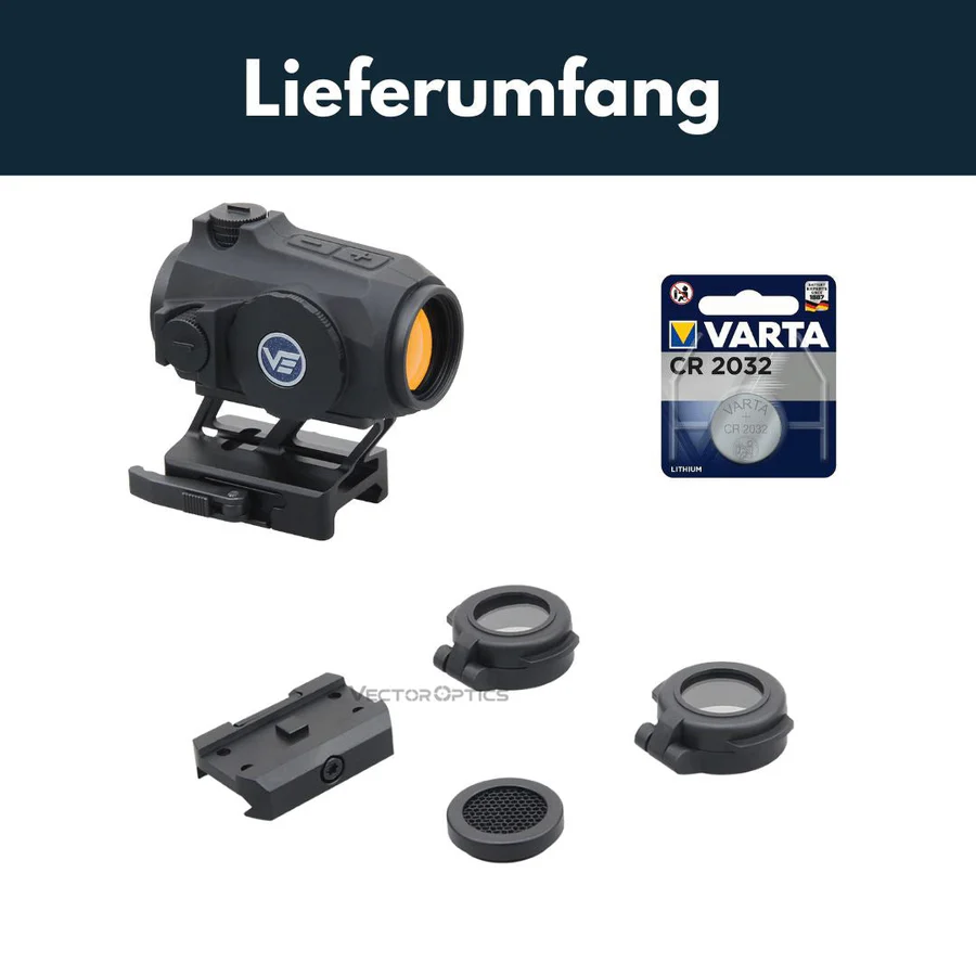 VectorOpticsVector Optics SCRD - 60 Maverick - IV 1x20 Mini MIL - Black Raptor