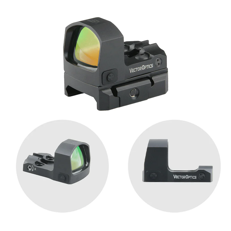 VectorOpticsVector Optics SCRD - M43 Frenzy - S FU 1x17x24 MOS Multi Reticle - Black Raptor