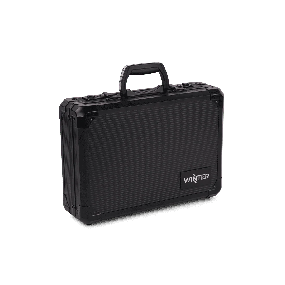 WinterWinter W14 Alu Pistol Case 38 cm – Aluminiumkoffer für Kurzwaffen - Black Raptor