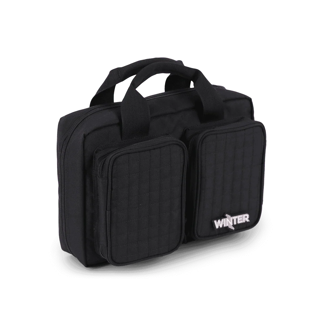 WinterWinter W8 Pistol Bag – Pistolentasche für 2 Kurzwaffen - Black Raptor