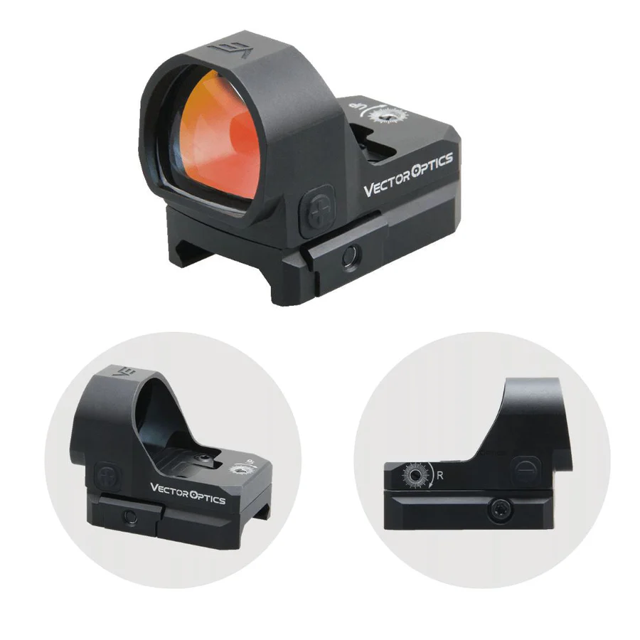 VectorOpticsVector Optics SCRD - M36 Frenzy - X FLEX 1x22x26 MOS Multi Reticle - Black Raptor
