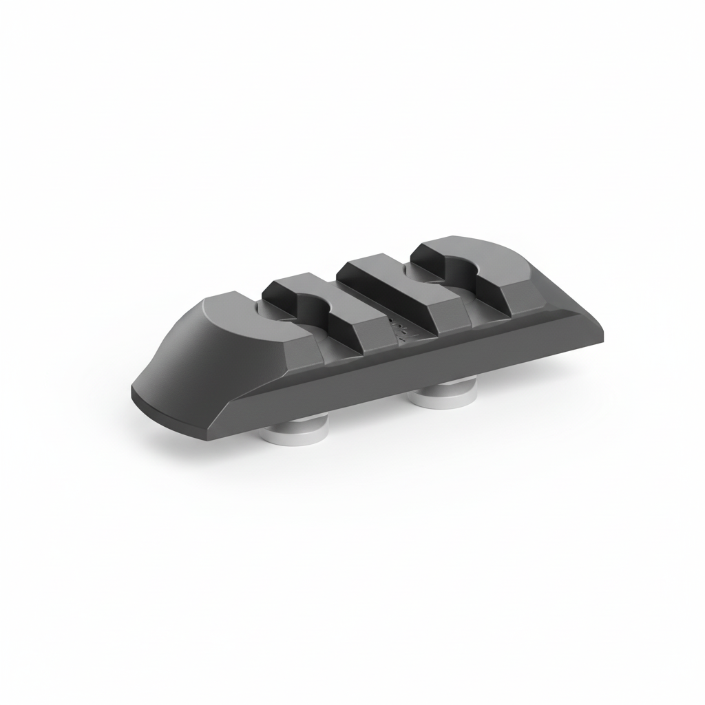 ERATACERATAC KeyMod Picatinny - Schiene – 3 bis 9 Nuten - Black Raptor