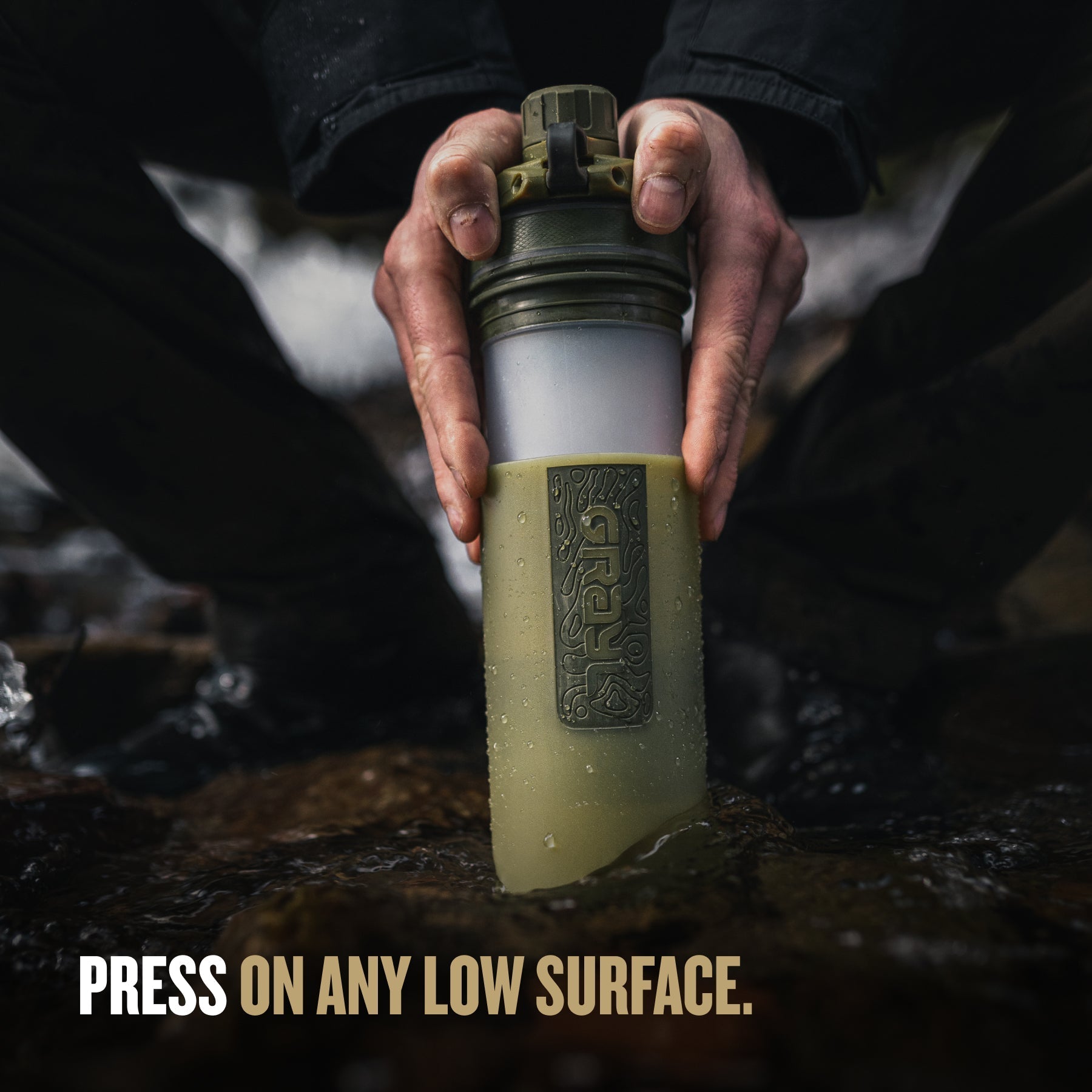 GRAYLGrayl GeoPress Filterflasche Covert Edition - Black Raptor