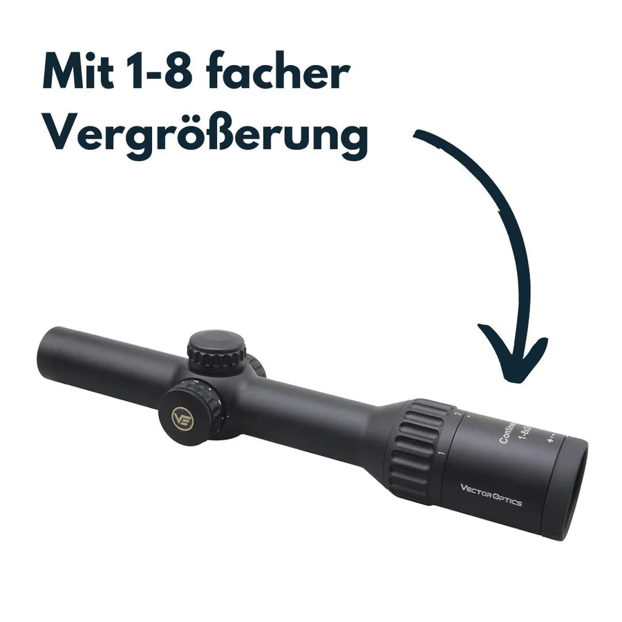 VectorOpticsVector Optics SCOC - 37 Continental x8 1 - 8x24 ED - Black Raptor