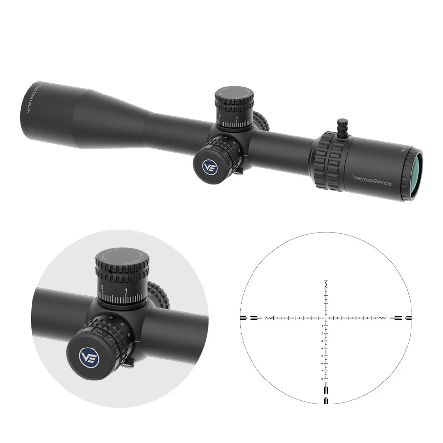 VectorOpticsVector Optics SCOL - 62 Orion Pro Max 4 - 16x44 HD SFP - Black Raptor