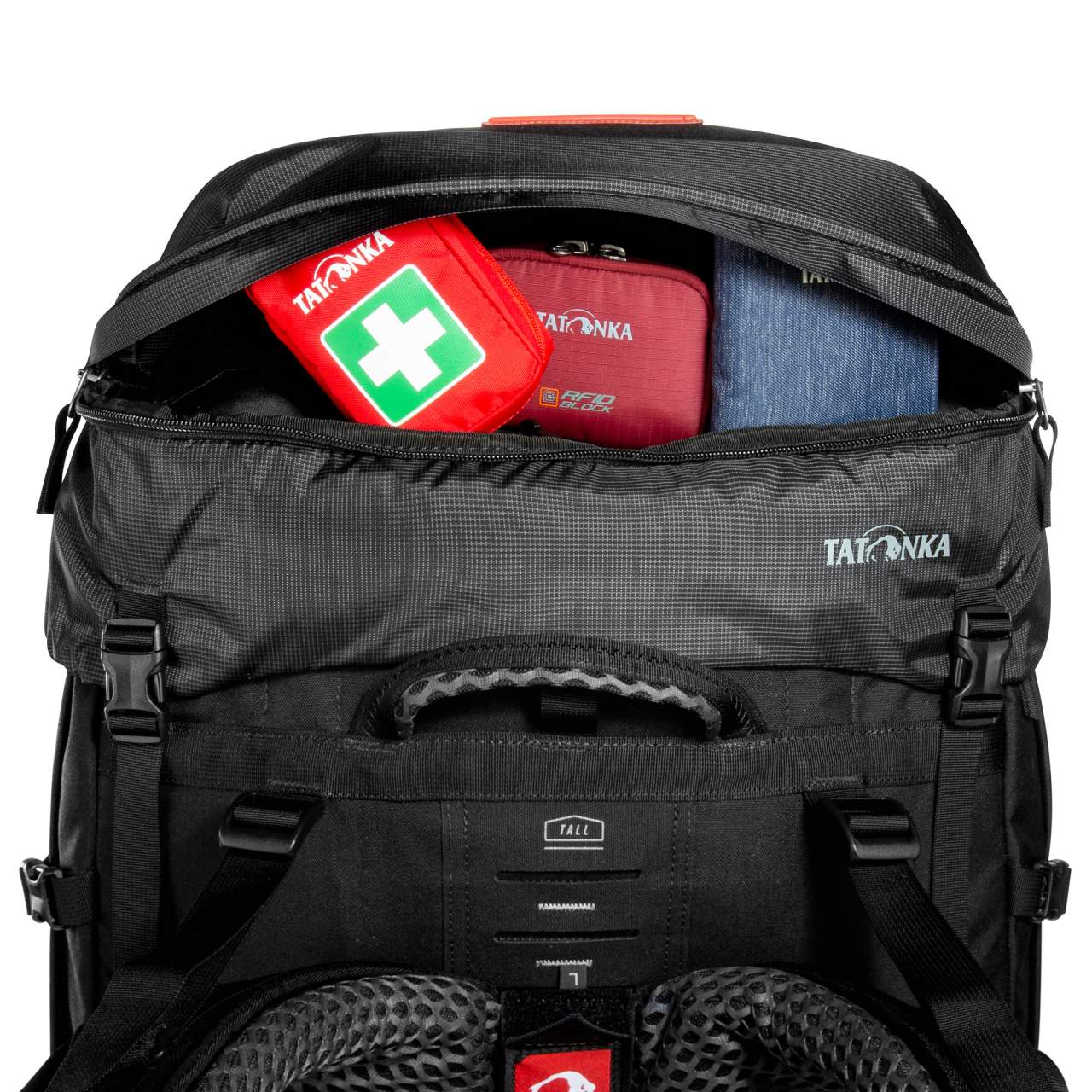 TatonkaTatonka Yukon X1 85+10 – Trekkingrucksack X1 - Tragesystem - Black Raptor