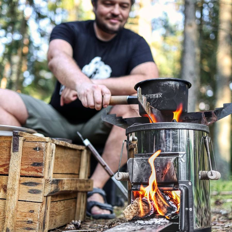 PetromaxPetromax Raketenofen Grillplatte - Black Raptor