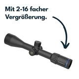 VectorOpticsVector Optics SCOM - 43 Tauron 2 - 16x50 HD SFP - Black Raptor