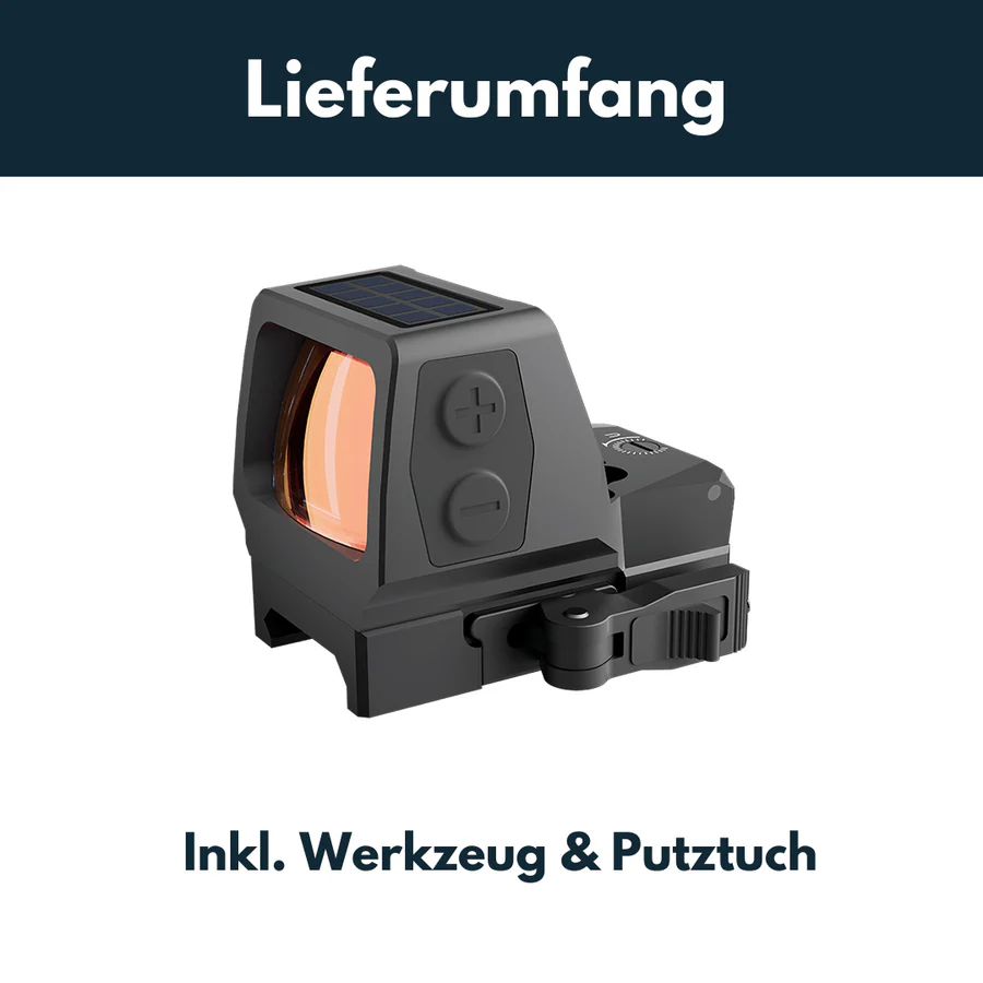 VectorOpticsVector Optics SCRD - SM44 Frenzy Plus F3 1x22x32 Red Dot Sight Solar - Black Raptor