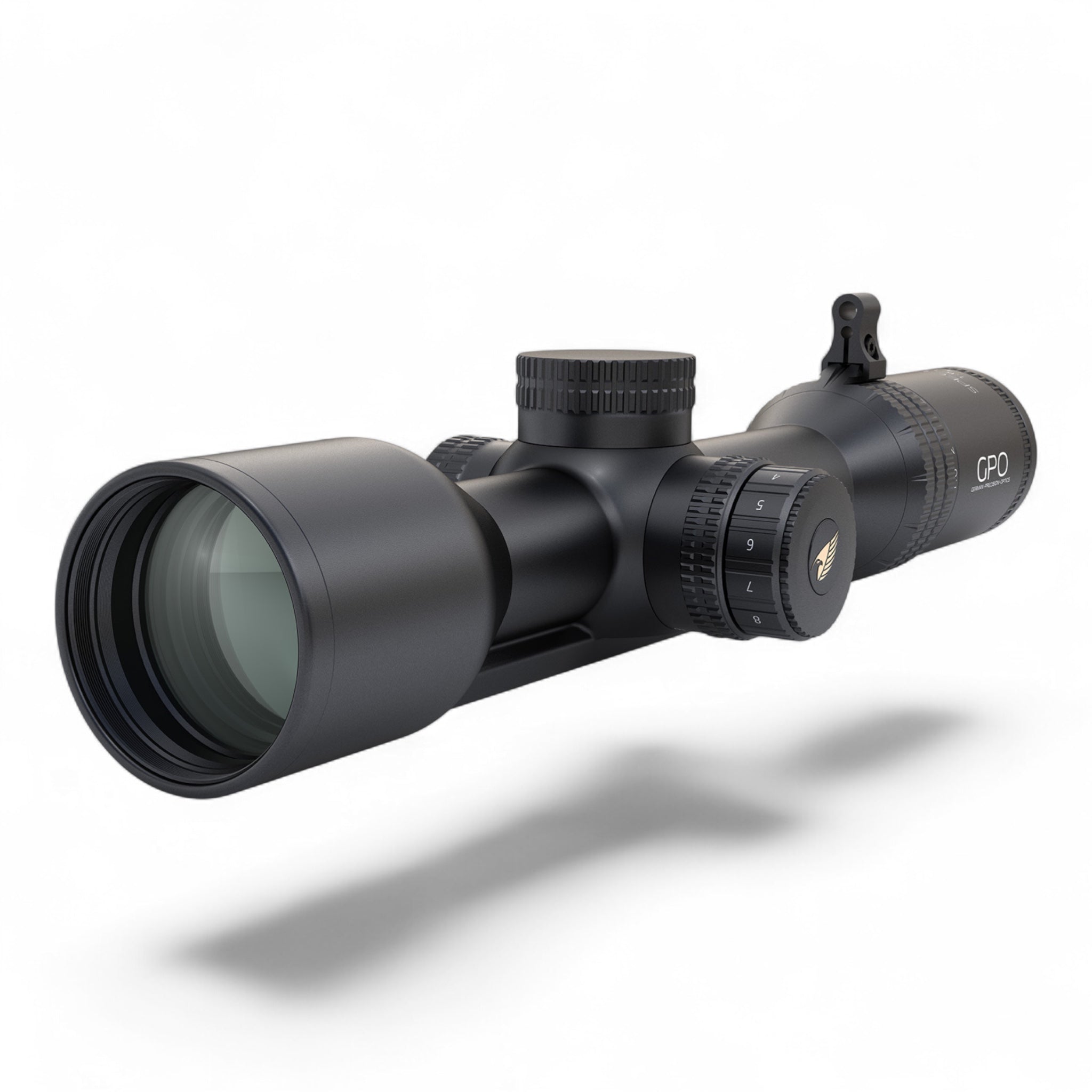 GPOGPO Spectra 8x 1,6 - 13x44i Zielfernrohr mit Schiene - Black Raptor