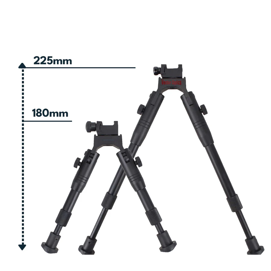 VectorOpticsVector Optics SCBPW - 01 Bipod aus Aluminium - Black Raptor