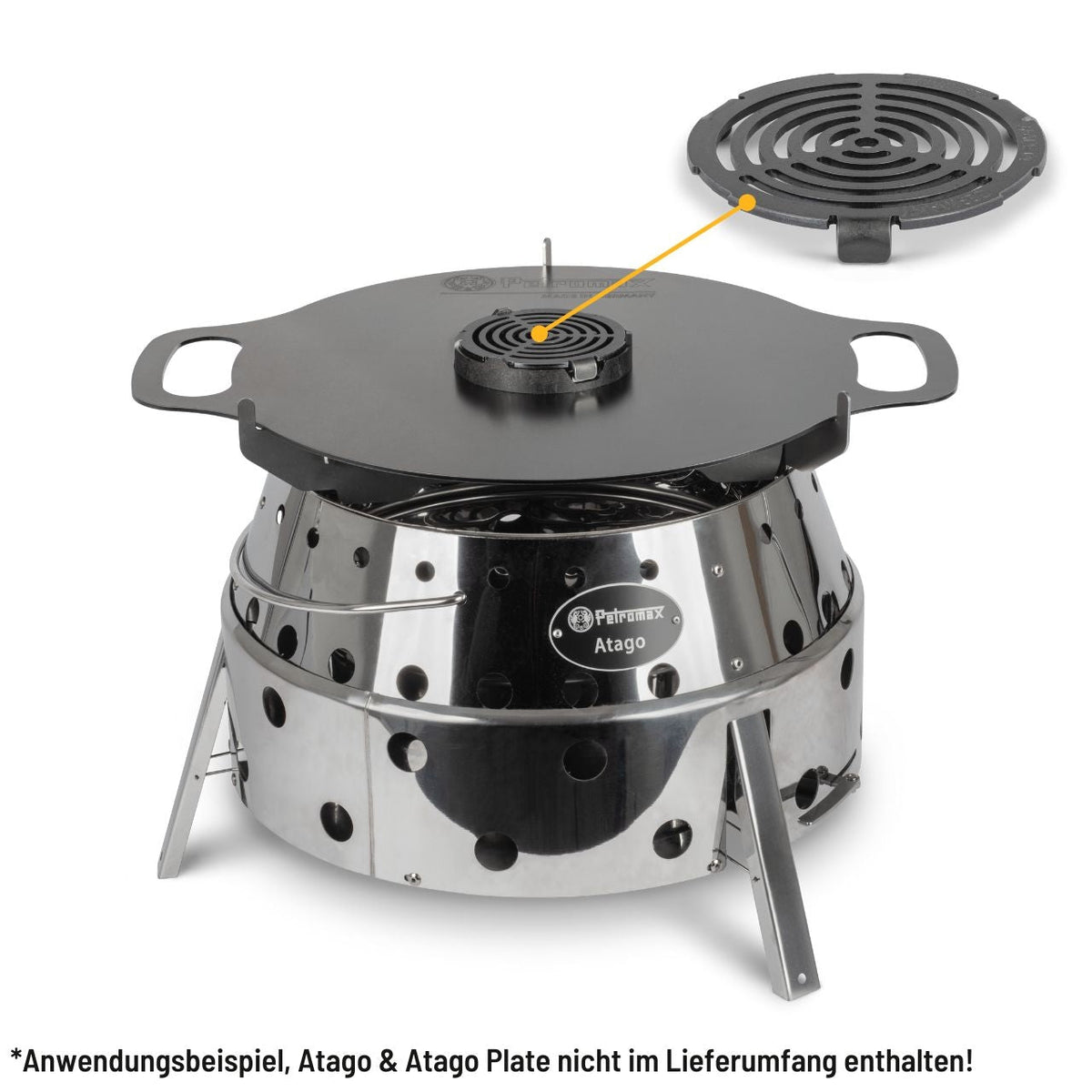 PetromaxPetromax Einsatz für Atago Grillplatte - Black Raptor