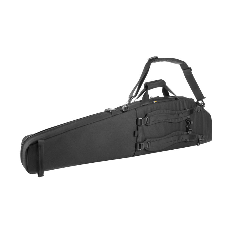 Schwarze Tasmanian Tiger SGL Gewehrtasche aus robustem Cordura mit verstellbarem Schultergurt und Tragegriffen, schlankes,.