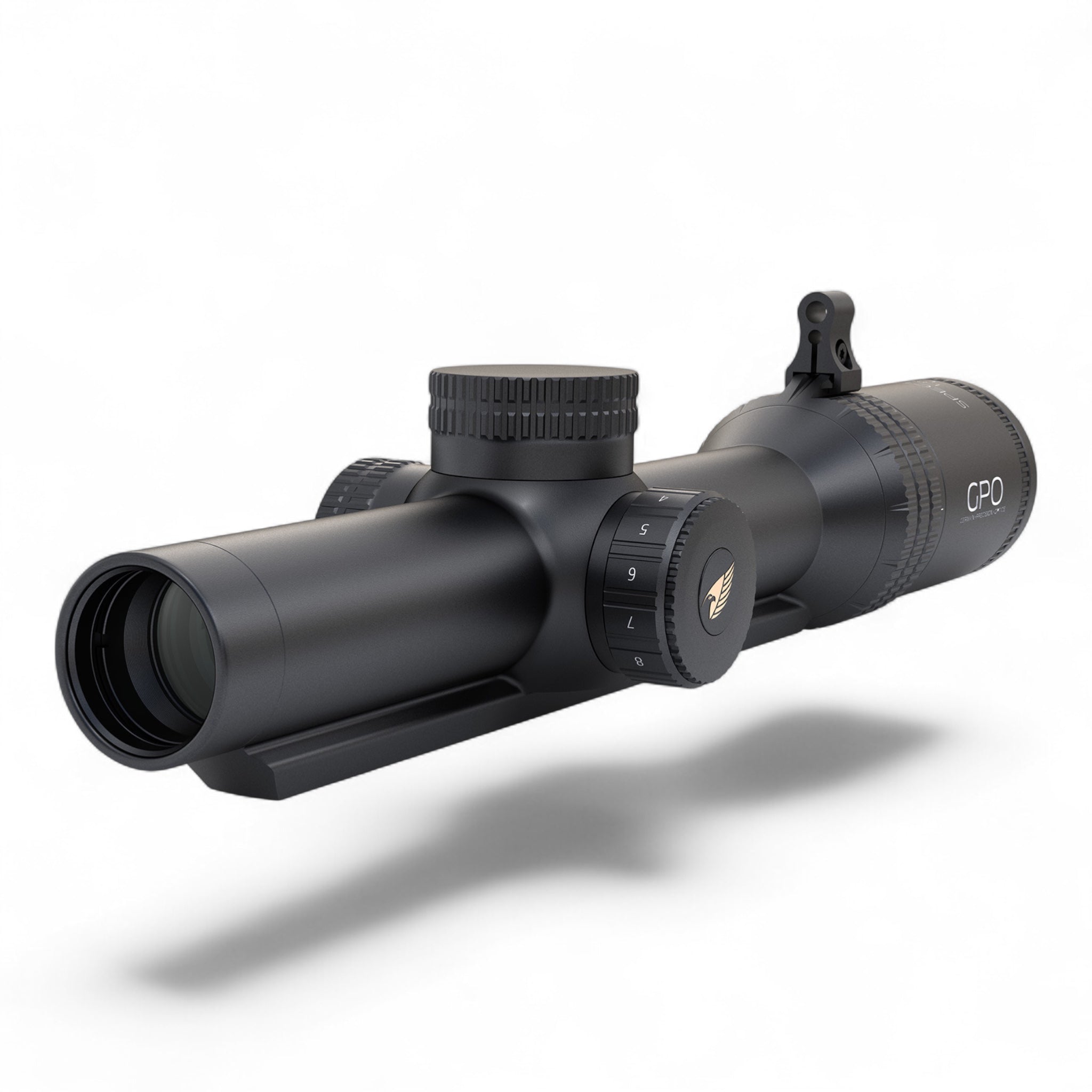 GPOGPO Spectra 6x 1 - 6x24i Zielfernrohr mit Schiene - Black Raptor