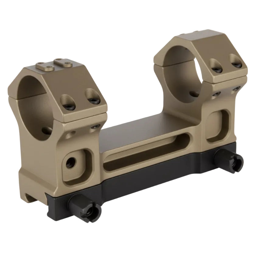 Sandfarbene ERATAC G22/G29 34 mm Zielfernrohrmontage mit 30 MOA, stabile Aluminiumkonstruktion, zweifache Klemmung, schwarze .
