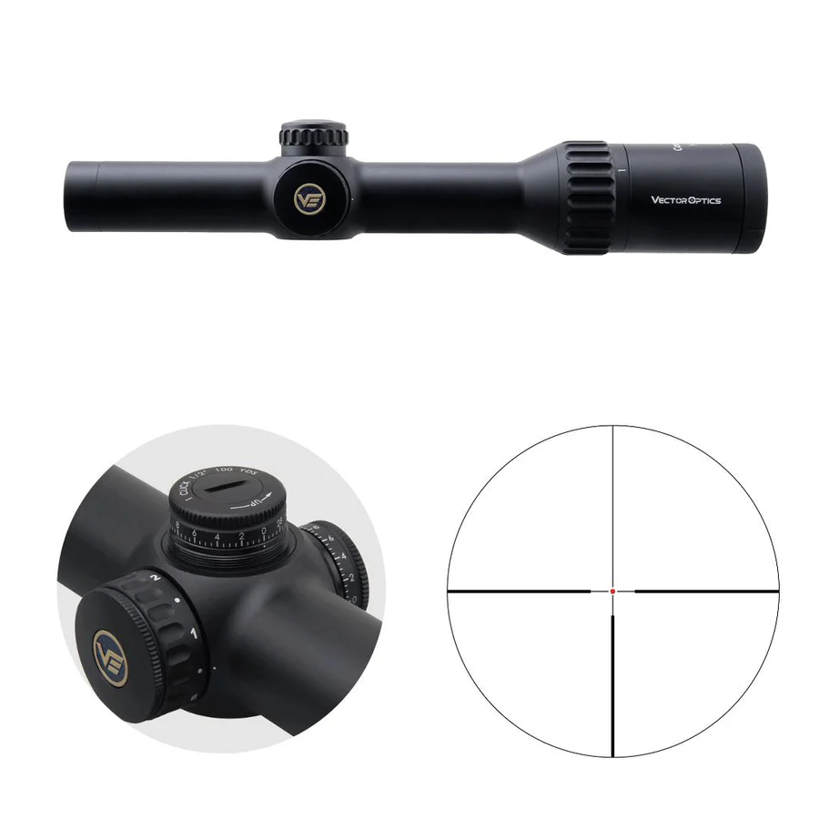 VectorOpticsVector Optics SCOC - 37 Continental x8 1 - 8x24 ED - Black Raptor