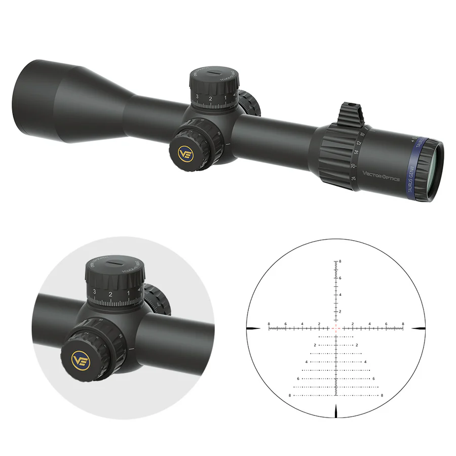 VectorOpticsVector Optics SCOL - 55 Tauron 3 - 24x56 ED SFP - Black Raptor