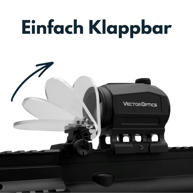 VectorOpticsVector Optics VWSD - 01 - BB Plate Shield Weaver Mount - Black Raptor