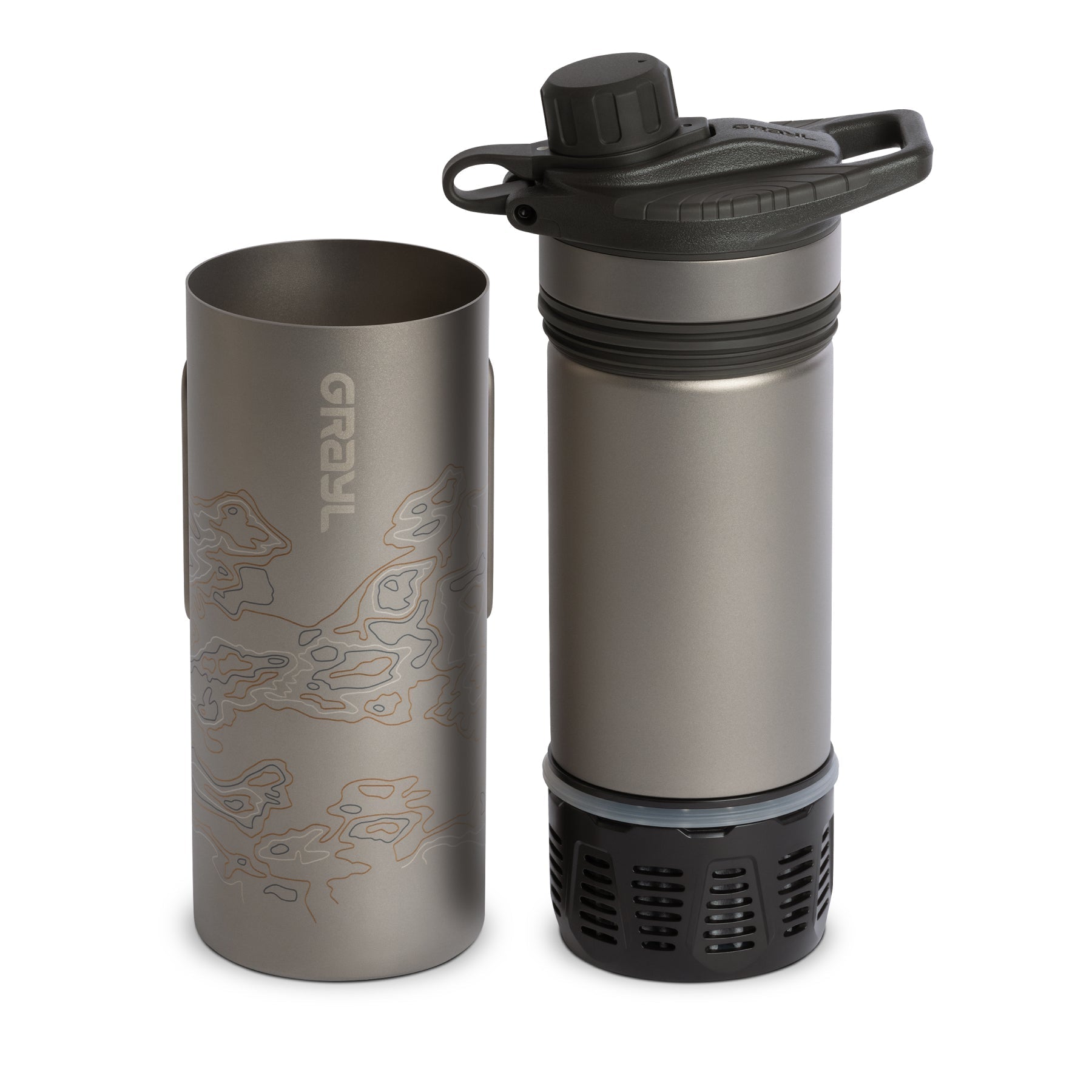 GRAYLGrayl GeoPress Ti Filterflasche - Black Raptor