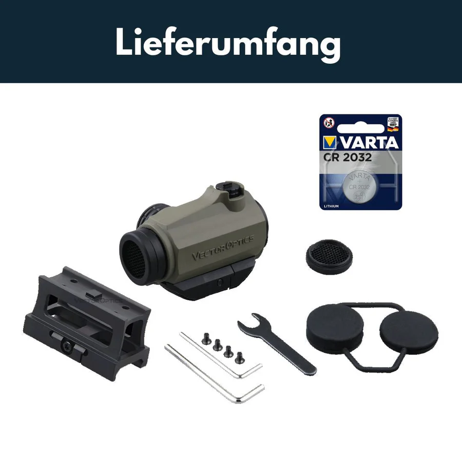 VectorOpticsVector Optics SCRD - 42 Maverick - III 1x22 S - SOP - Black Raptor