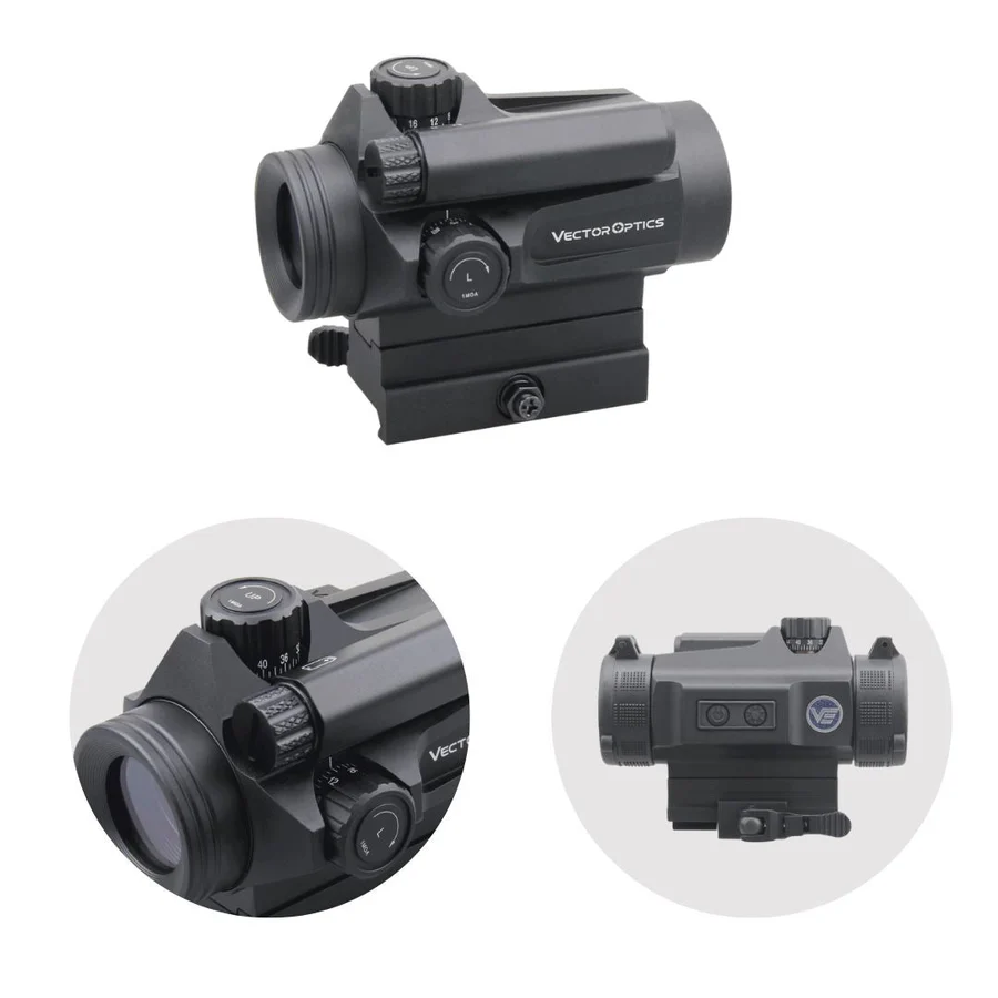 VectorOpticsVector Optics SCRD - D26 Nautilus 1x30 Double Reticle - Black Raptor