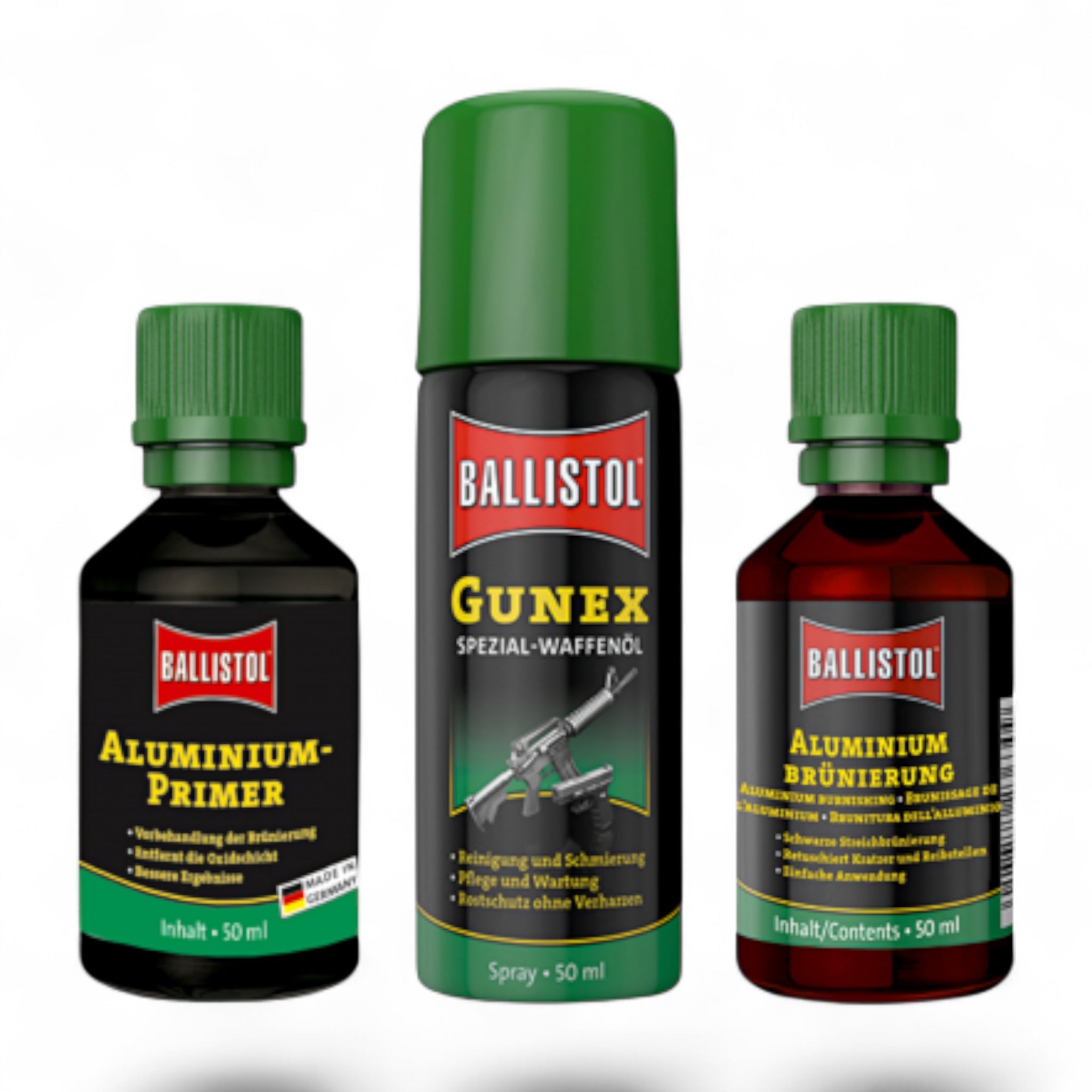 Ballistol Aluminium-Brünier-Set