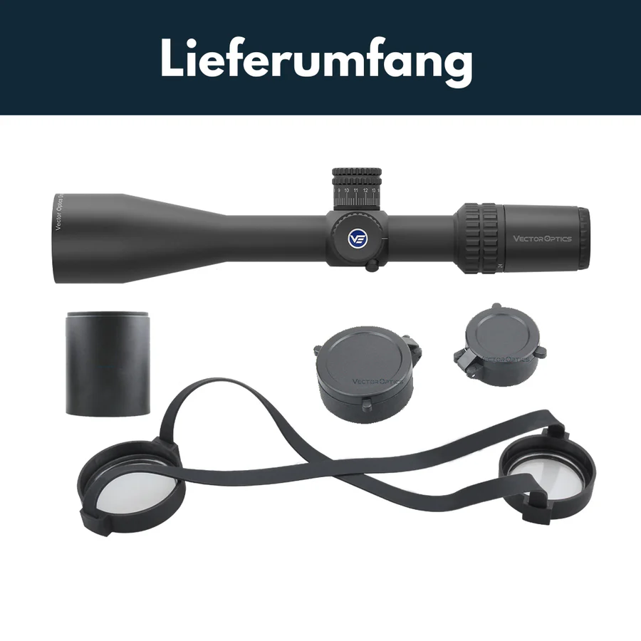 VectorOpticsVector Optics SCFF - 44 Orion Pro Max 6 - 24x50FFP MOA - Black Raptor