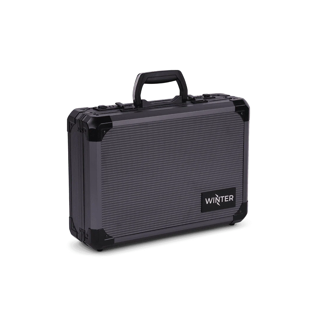 WinterWinter W14 Alu Pistol Case 38 cm – Aluminiumkoffer für Kurzwaffen - Black Raptor
