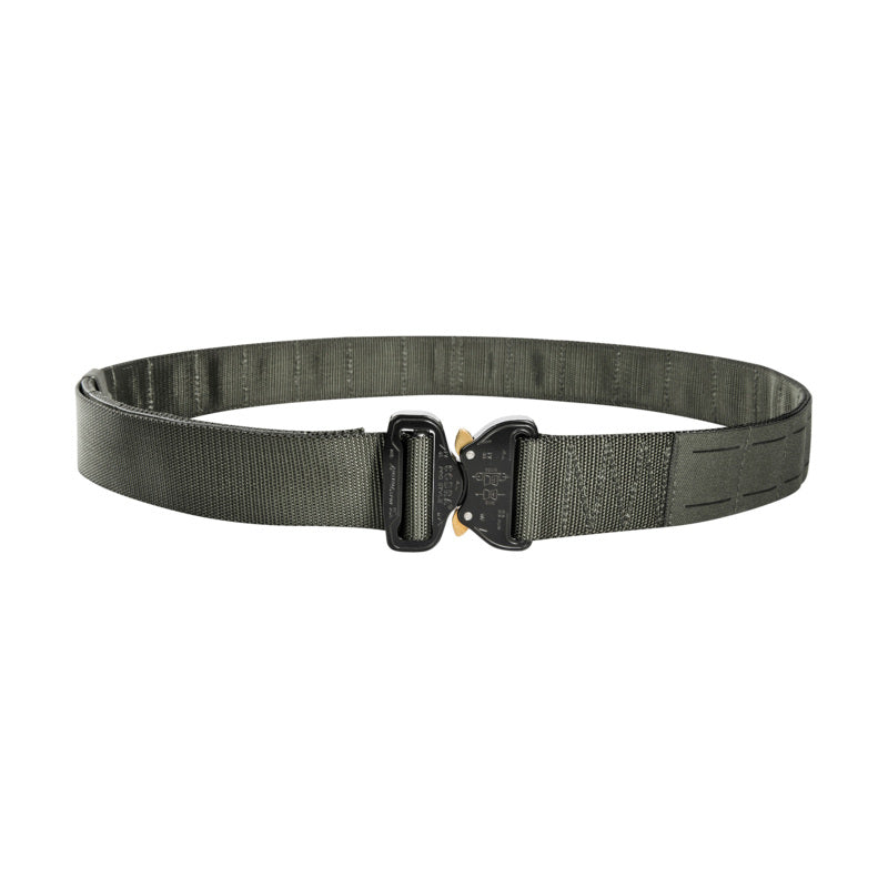 Stone grey olive taktischer Modulargürtel mit robustem Schnellverschluss und Molle-Schlaufen.