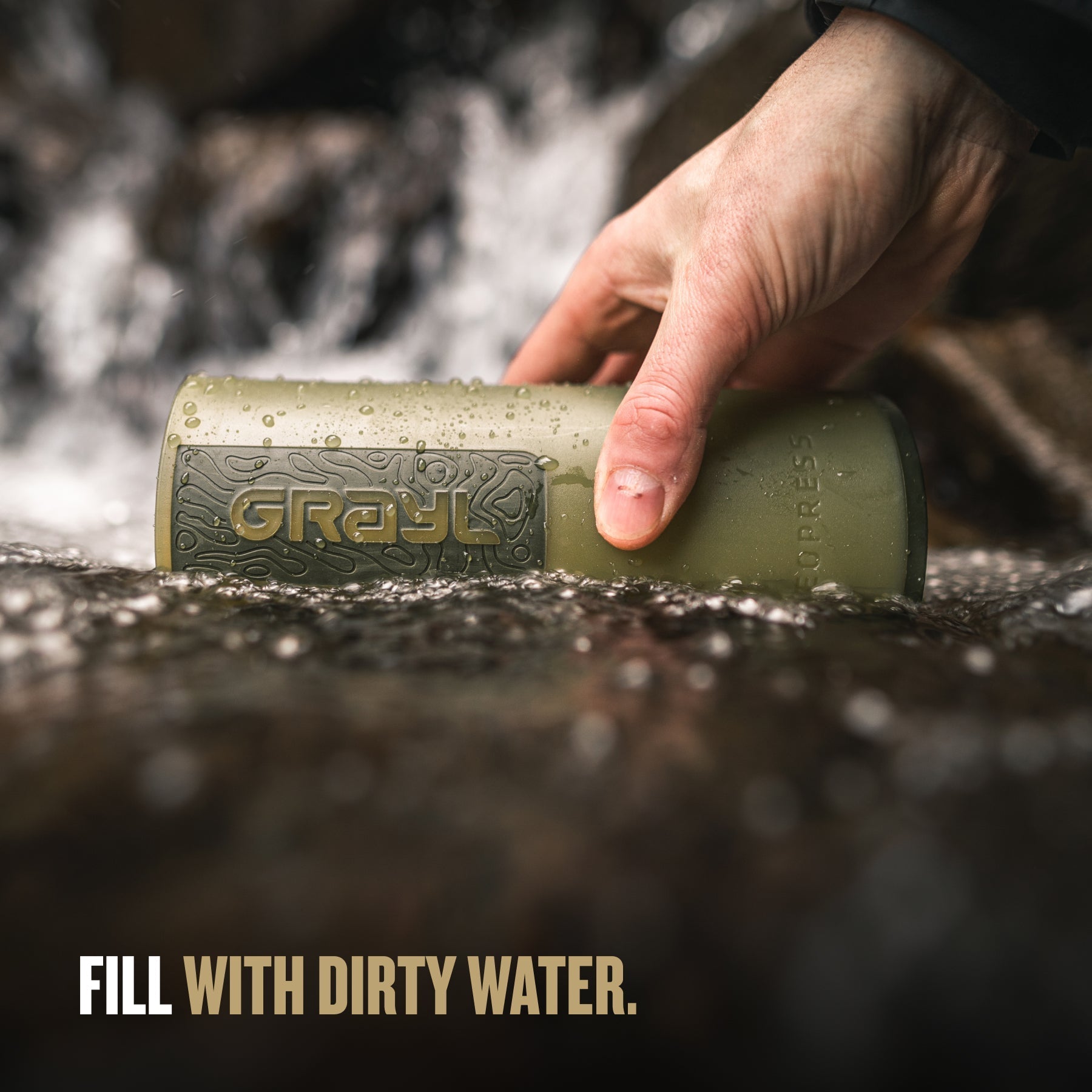 GRAYLGrayl GeoPress Filterflasche Covert Edition - Black Raptor