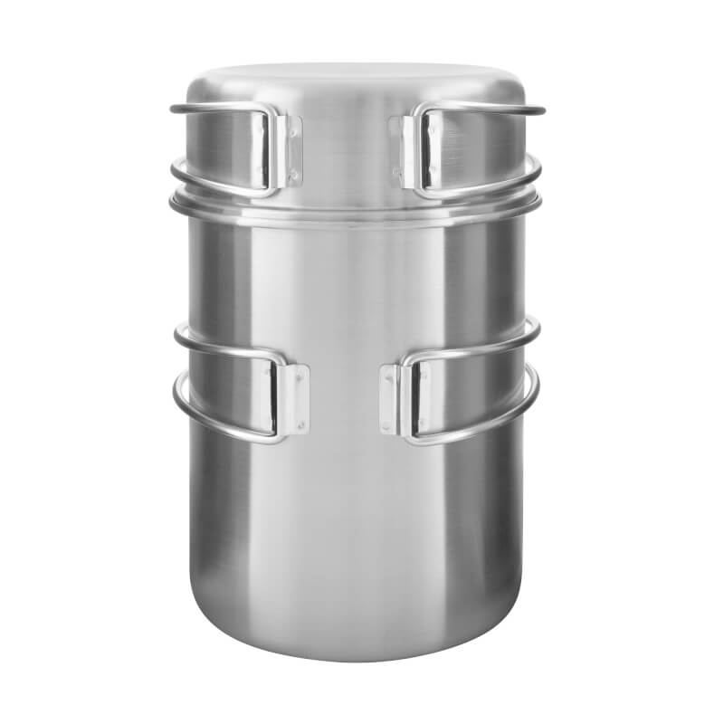 TatonkaTatonka Pot Set for Gas Cartridge 450 + Burner - Black Raptor