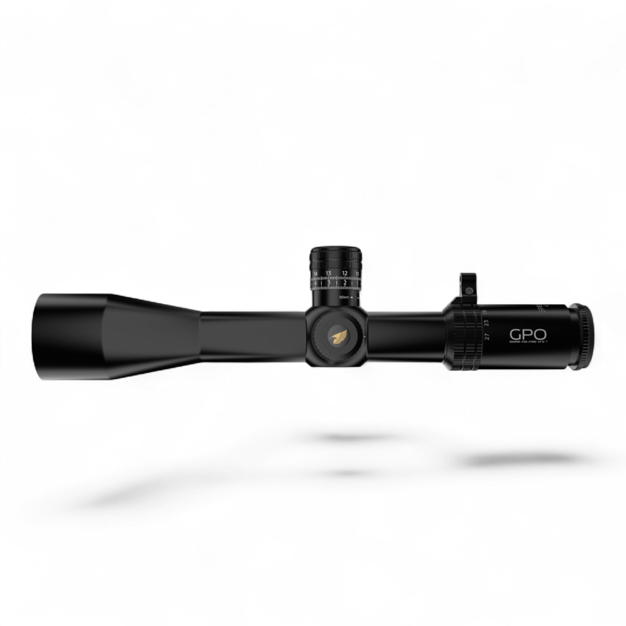 GPOGPO Spectra 6x 4,5 - 27x50i PLRi FFP CCW Zielfernrohr - Black Raptor