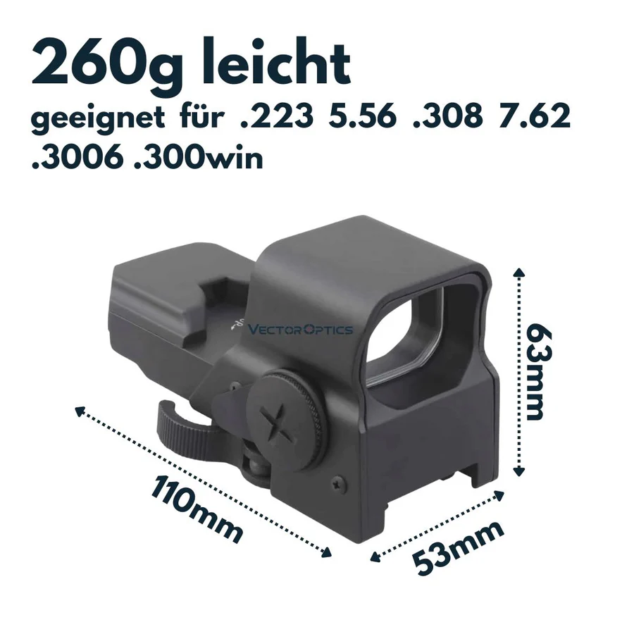 VectorOpticsVector Optics SCRD - 04 Omega 1x39x27 - Black Raptor