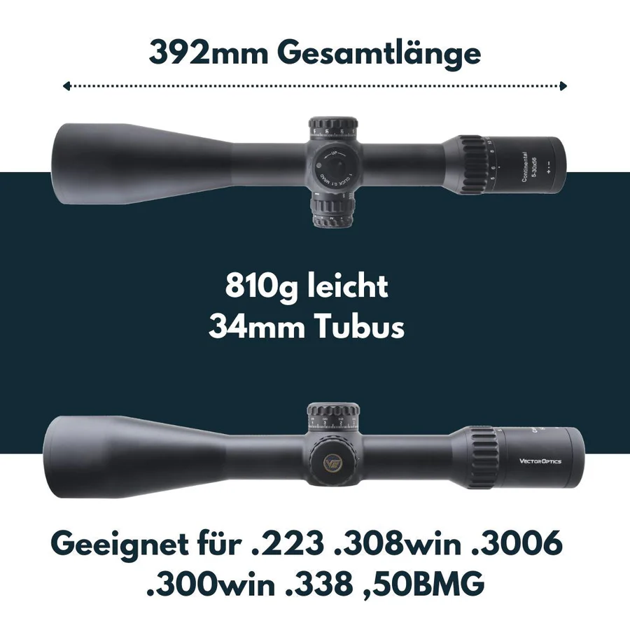 VectorOpticsVector Optics SCFF - 41 Continental x6 5 - 30x56FFP VEC - MBR - Black Raptor