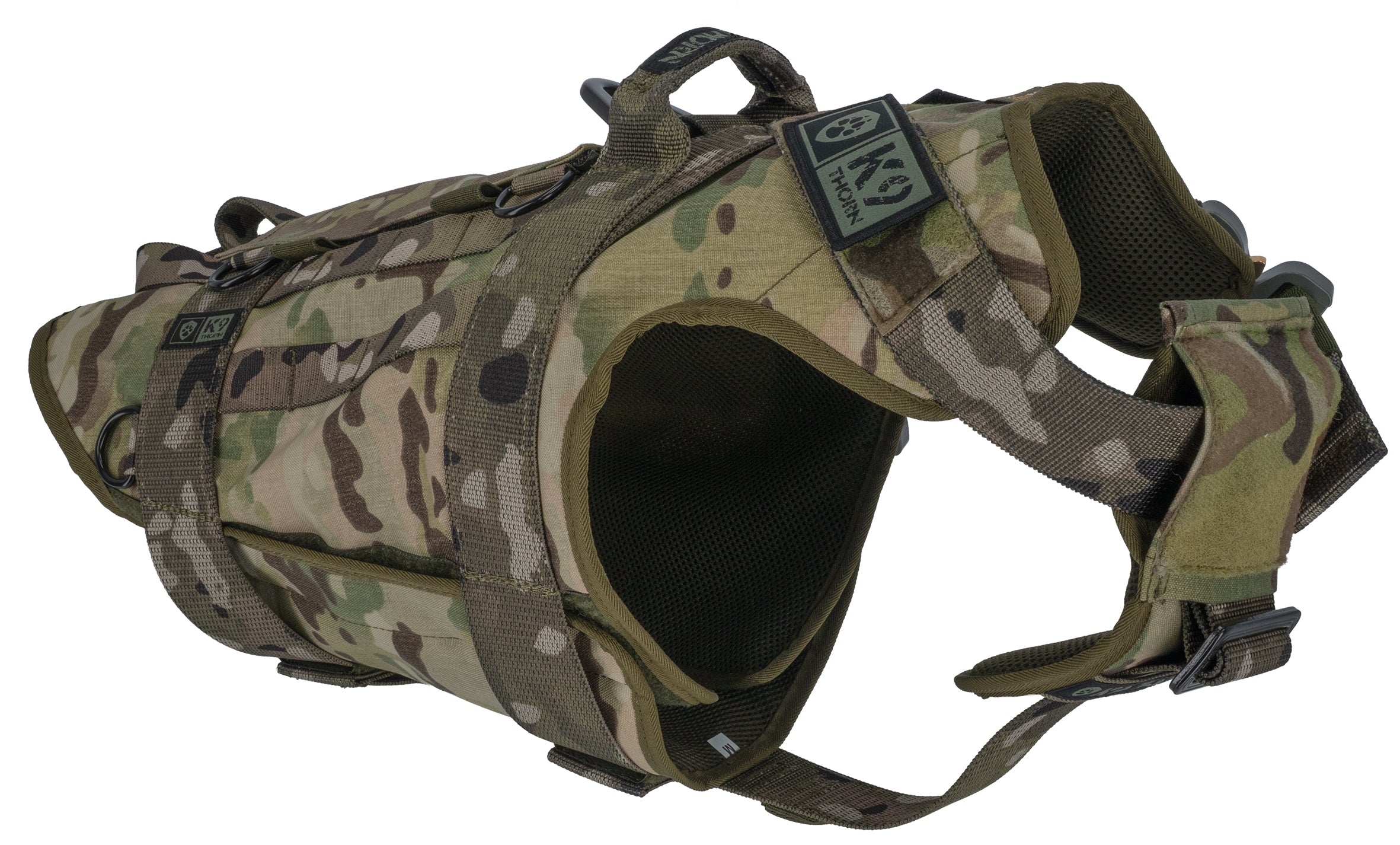 K9 Thorn taktisches Tragegeschirr Multicam Größe M – Produktansicht