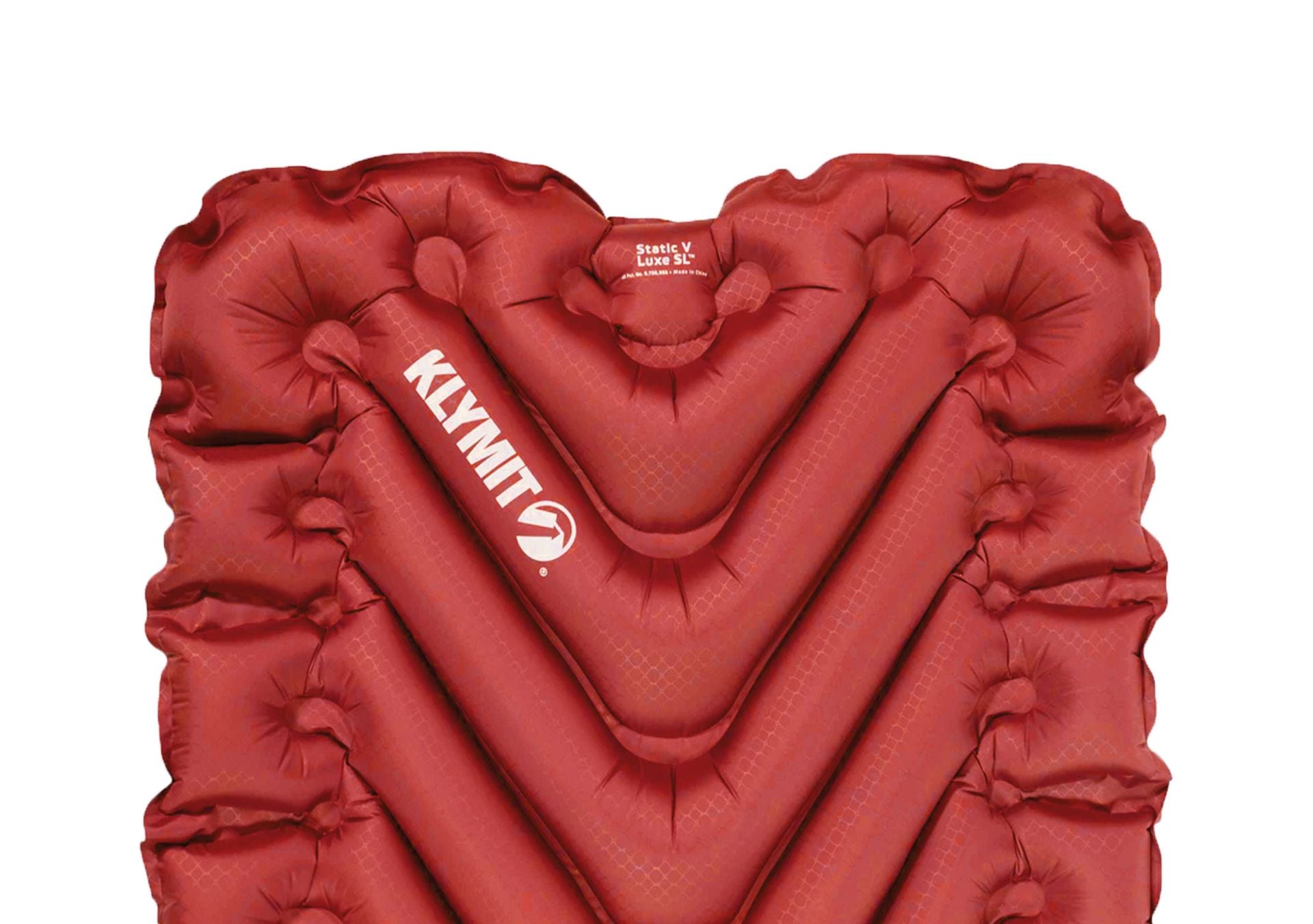 Klymit Insulated Static V Luxe SL – Detail der isolierten Liegefläche