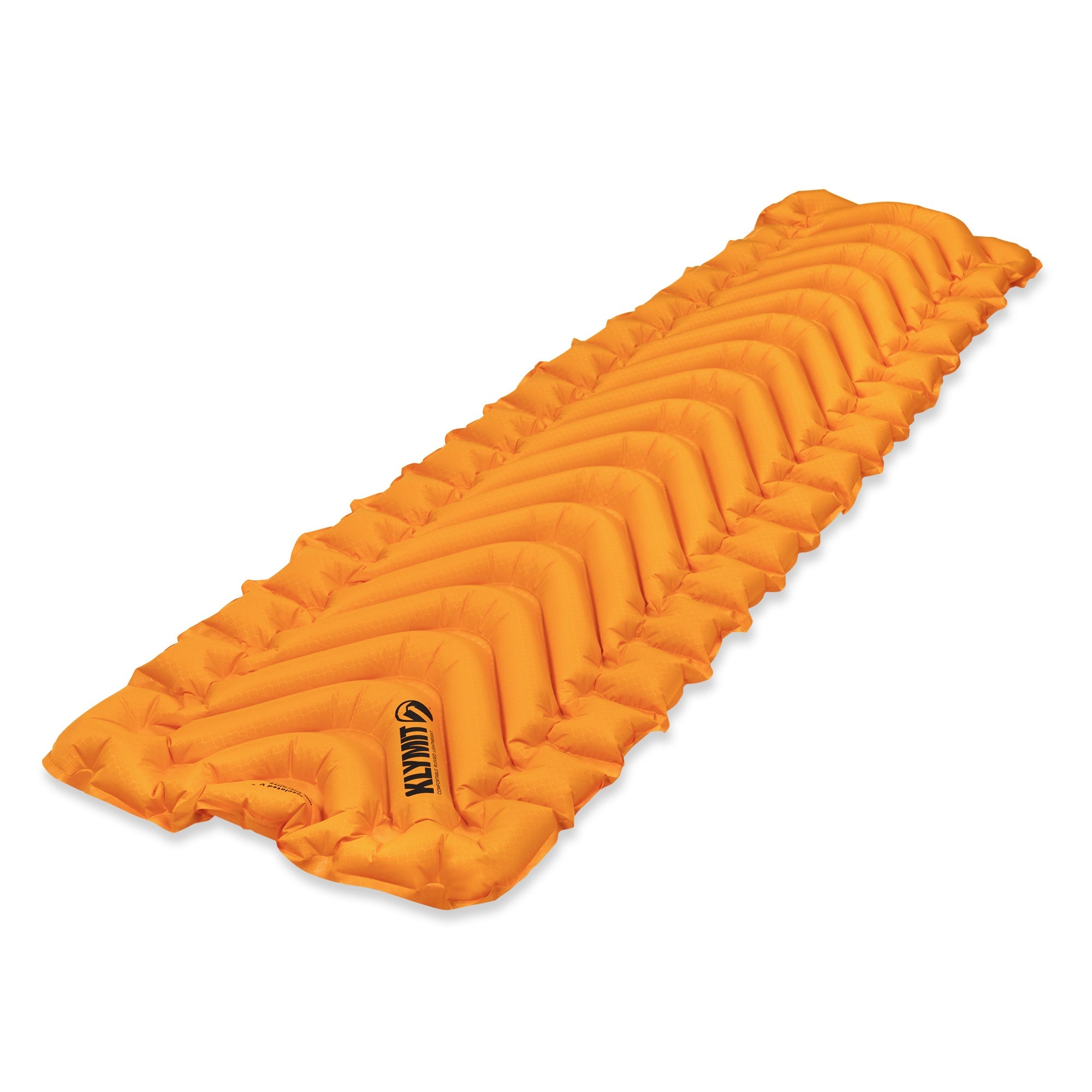 Klymit Insulated V Ultralite SL Isomatte in Orange, Perspektivansicht