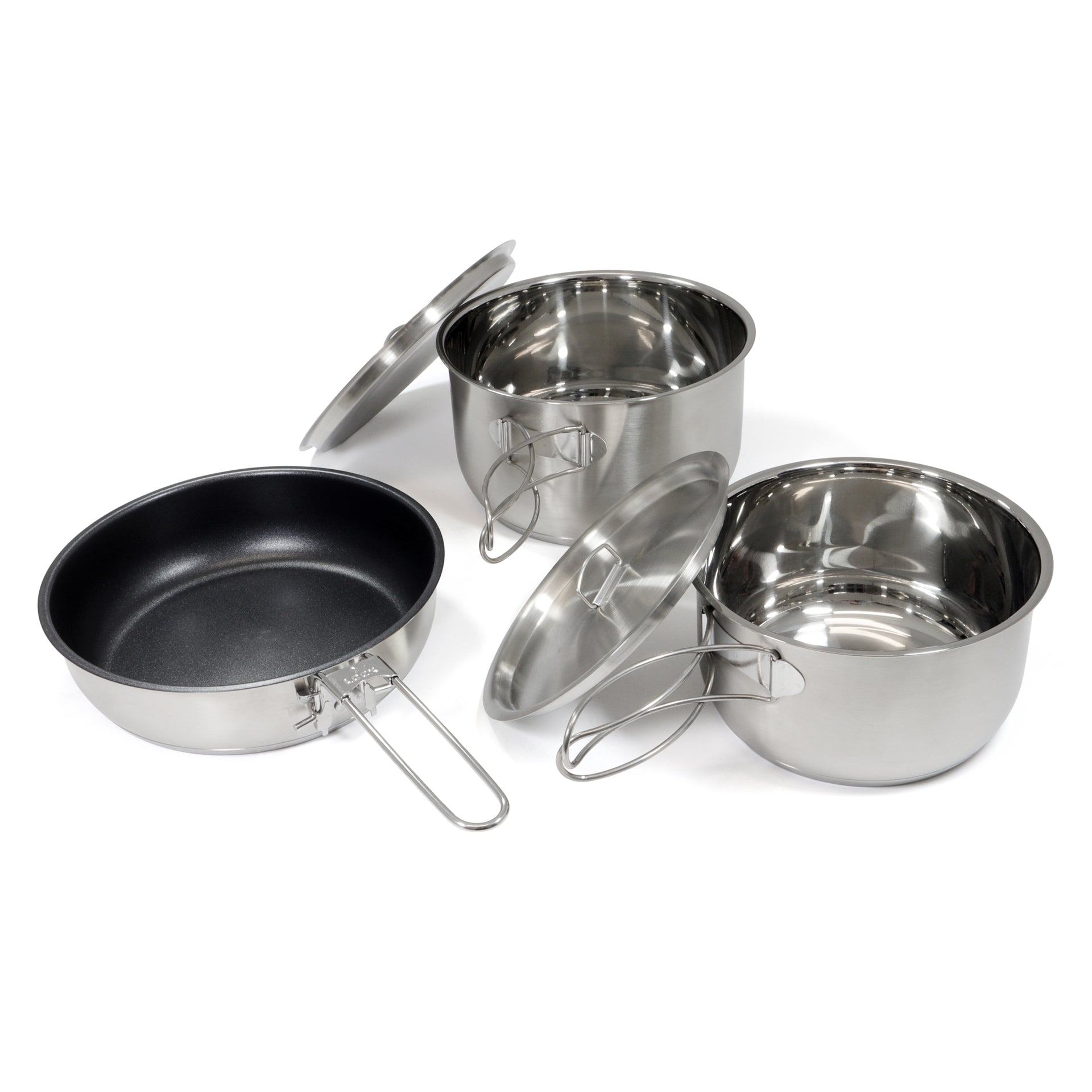Origin Outdoors Edelstahlkochset Non-Stick – Originalbild