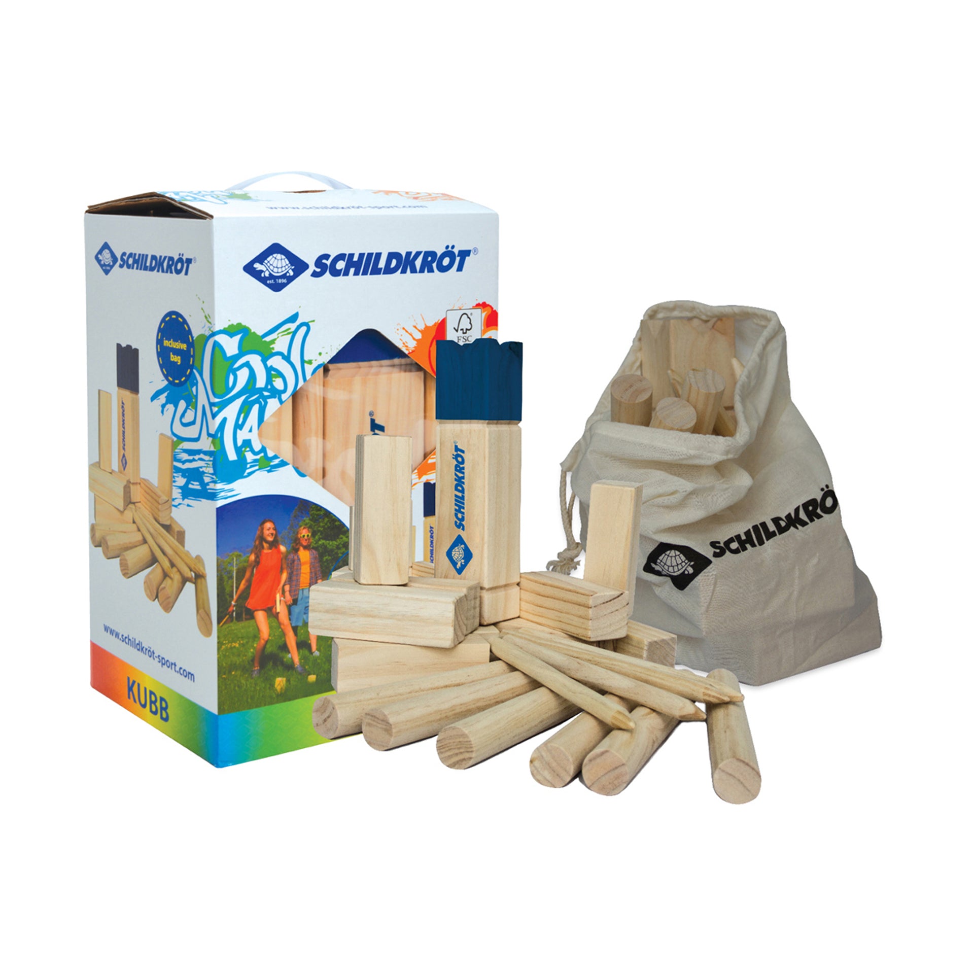 Schildkröt Kubb Wikingerkegeln – Originalbild