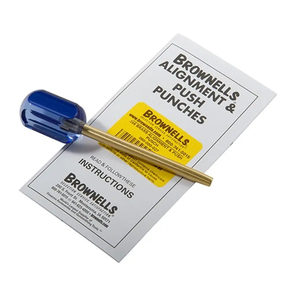 BROWNELLS Messing-Treibdorn 0,246 Zoll mit Originalanleitung