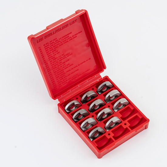LEE PRECISION Hand-Zündhütchen-Hülsenhalter-Set 90198 in roter Aufbewahrungsbox