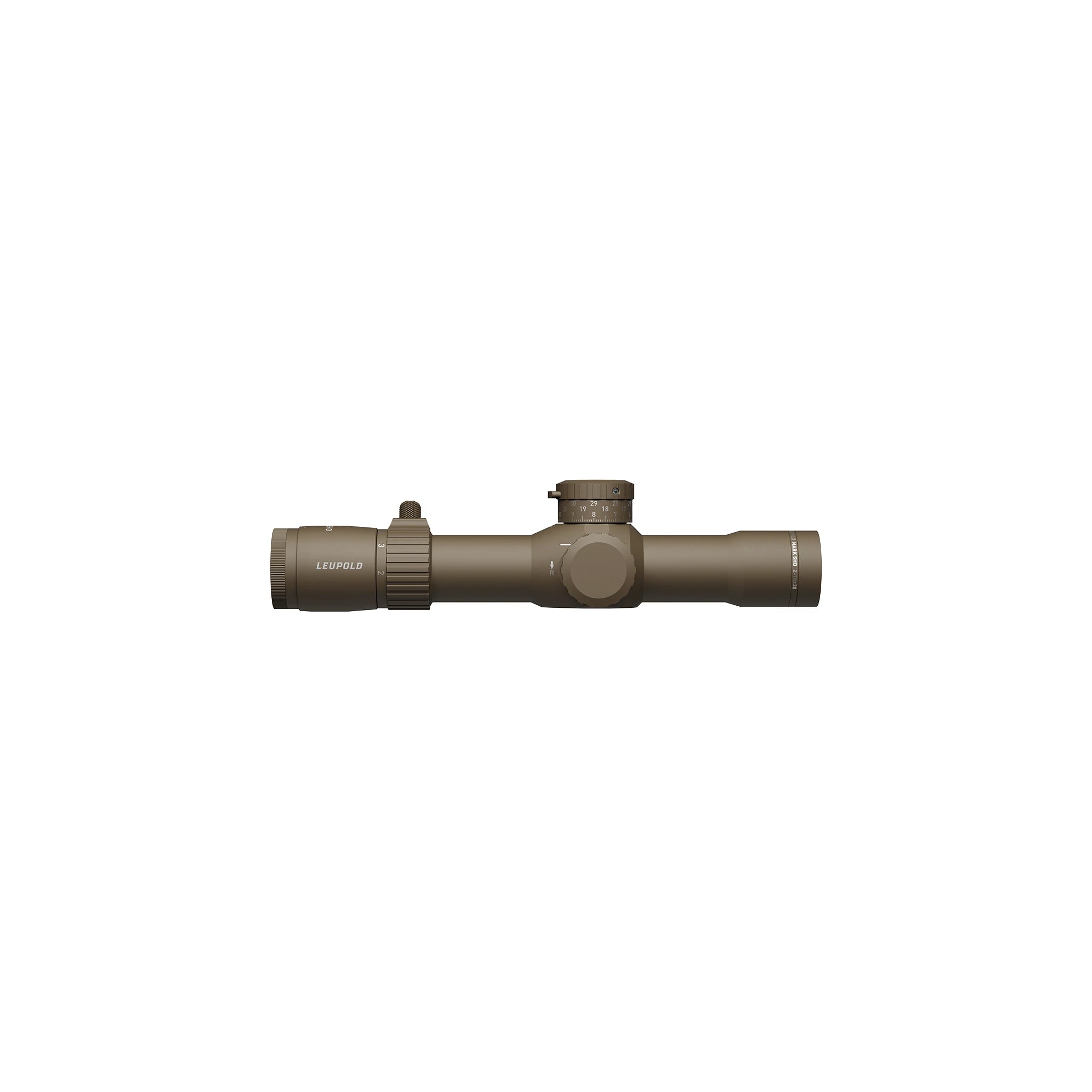Leupold Mark 5HD 2-10x30 M5C3 FFP beleuchtet CMR-Mil Dark Earth Zielfernrohr – vollständige Produktansicht