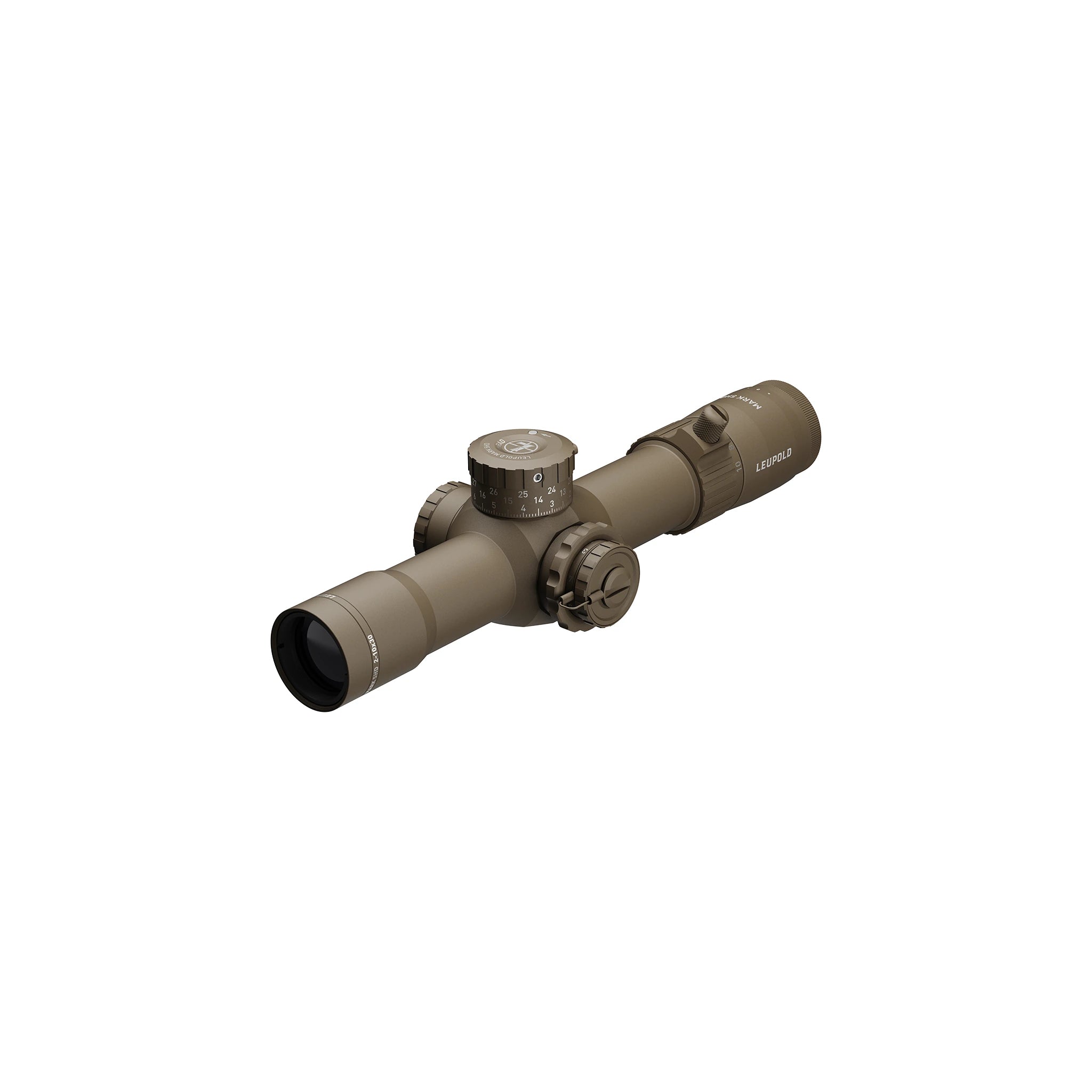 Leupold Mark 5HD 2-10x30 M5C3 FFP beleuchtet CMR-Mil Dark Earth Zielfernrohr – vollständige Produktansicht
