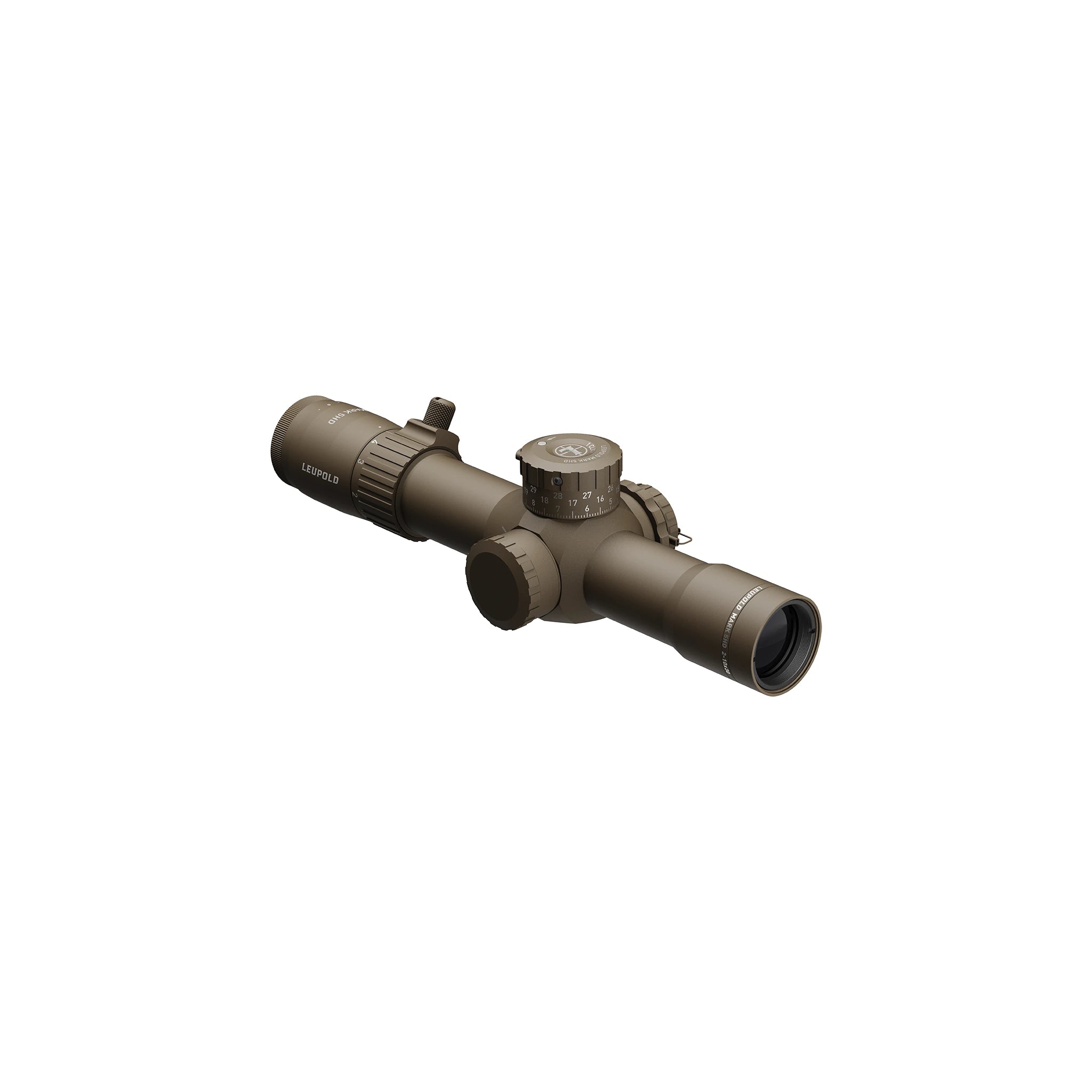 Leupold Mark 5HD 2-10x30 M5C3 FFP beleuchtet CMR-Mil Dark Earth Zielfernrohr – vollständige Produktansicht