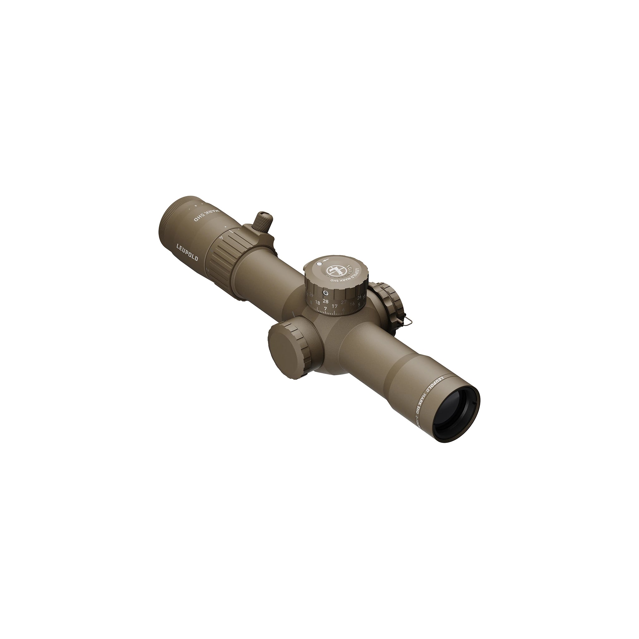 Leupold Mark 5HD 2-10x30 M5C3 FFP beleuchtet CMR-Mil Dark Earth Zielfernrohr – Detailansicht