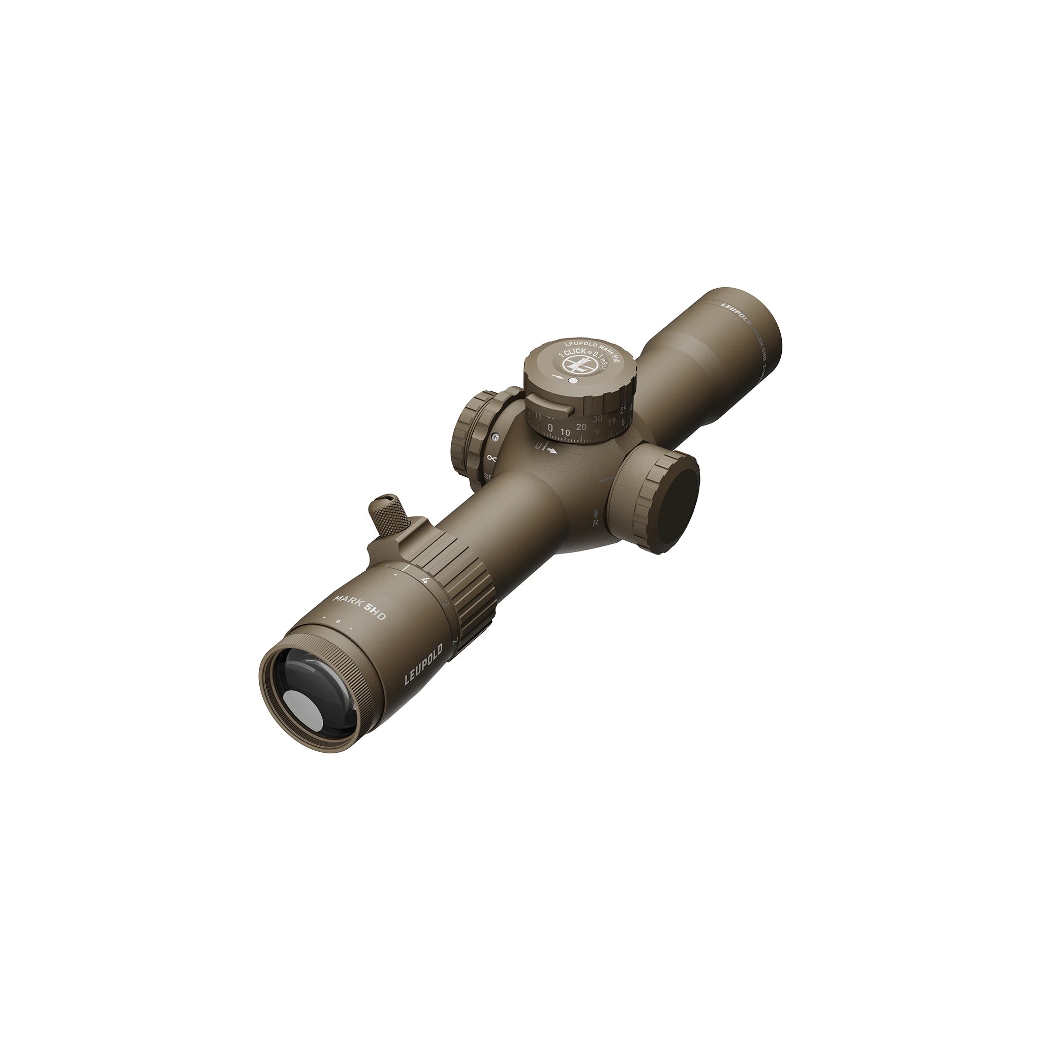Leupold Mark 5HD 2-10x30 M5C3 FFP beleuchtet CMR-Mil Dark Earth Zielfernrohr – Detailansicht