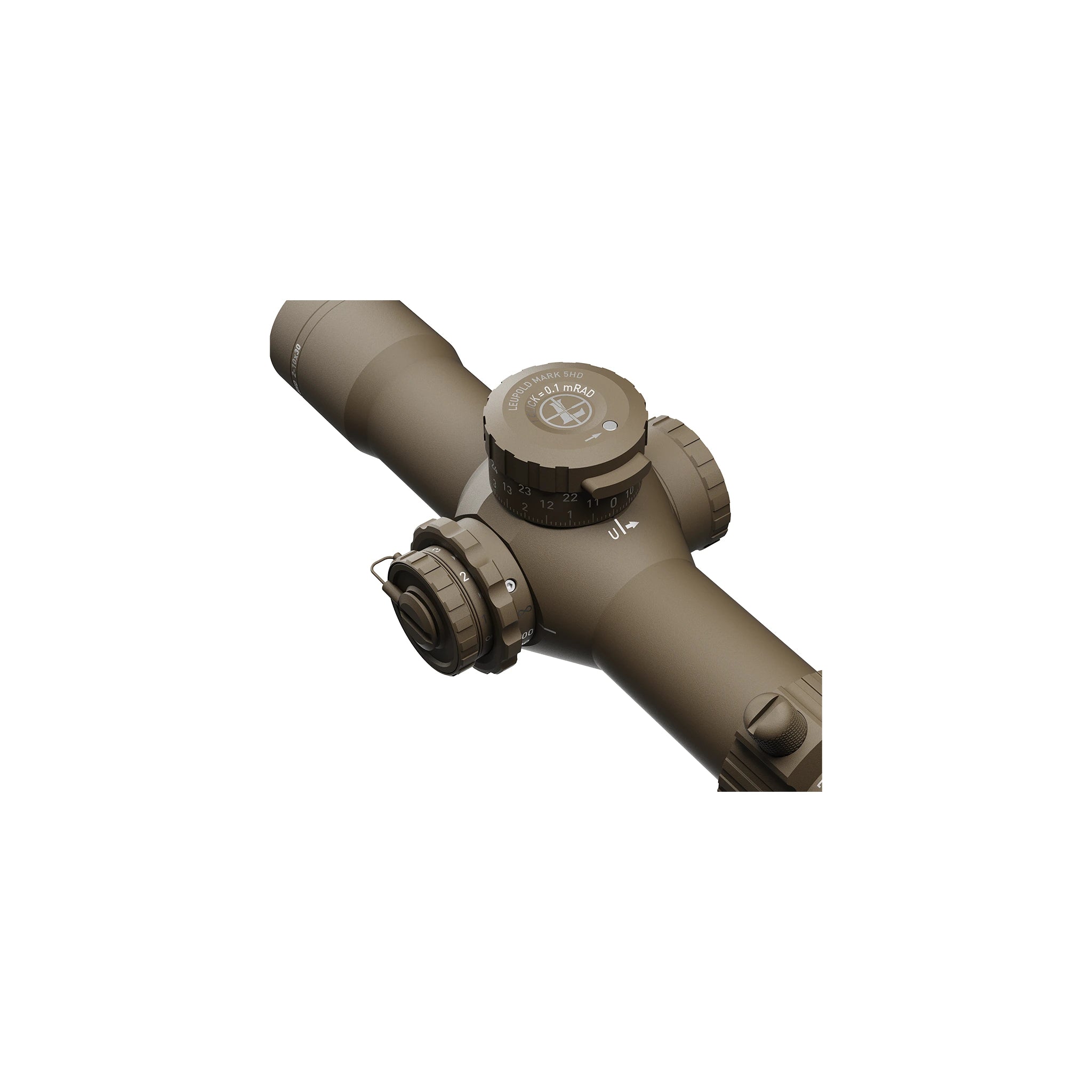 Leupold Mark 5HD 2-10x30 M5C3 FFP beleuchtet CMR-Mil Dark Earth Zielfernrohr – Detailansicht